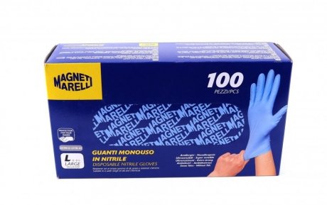 Перчатки нітрилові (100шт./л) MAGNETI MARELLI 099700120070 (фото 1)