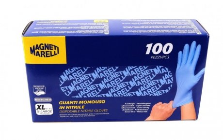 Перчатки нітрилові (100шт./XL) MAGNETI MARELLI 099700120080 (фото 1)