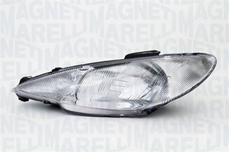 Фара (R) Peugeot 206 98-03 (H4) MAGNETI MARELLI 713121617001 (фото 1)