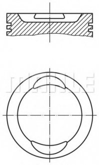 Поршень MAHLE / KNECHT 009 41 00 (фото 1)