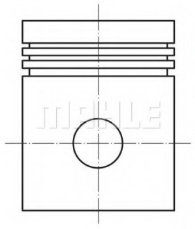 Поршень MAHLE / KNECHT 022 27 02 (фото 1)