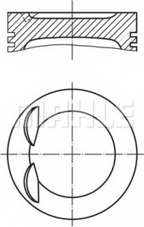 Поршень MAHLE / KNECHT 028PI00119000 (фото 1)