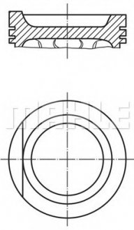 Поршень MAHLE / KNECHT 0339701 (фото 1)