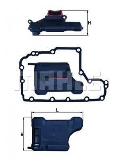 Масляний фiльтр MAHLE / KNECHT HX157D (фото 1)