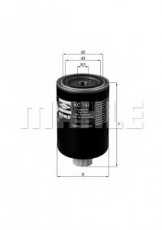 Фильтр топливный Mahle MAHLE / KNECHT KC191