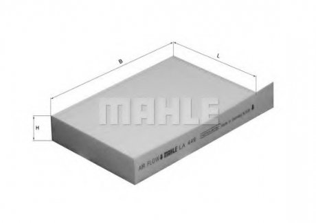 Фiльтр салону MAHLE / KNECHT LA449 (фото 1)