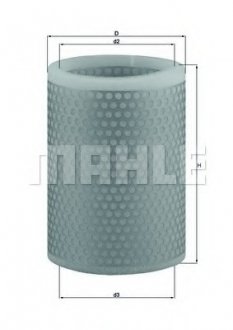 Повітряний фільтр MAHLE / KNECHT LX136
