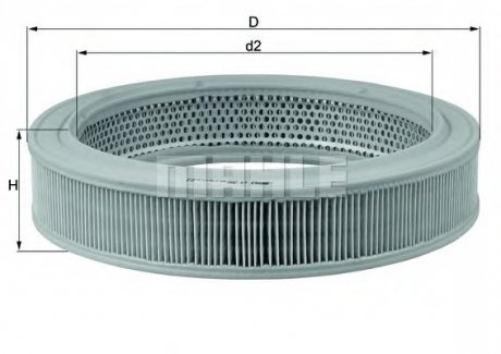 Повітряний фільтр MAHLE / KNECHT LX208 (фото 1)