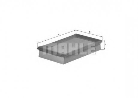 Повітряний фільтр MAHLE / KNECHT LX663 (фото 1)