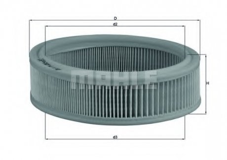 Повітряний фільтр MAHLE / KNECHT LX70 (фото 1)