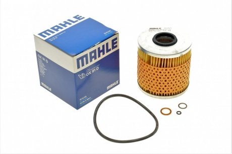 Фильтр масляный двигателя BMW (пр-во -) MAHLE / KNECHT OX91D (фото 1)