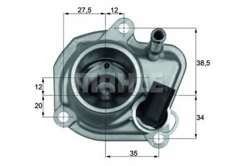 Термостат MAHLE / KNECHT TI 29 87 (фото 1)