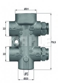 Термостат MB E-Class (W211)/GL-Class (X164) 3.0/4.0CDI 06-07 MAHLE / KNECHT TO 8 80 (фото 1)