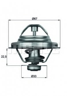 Термостат MAHLE / KNECHT TX 24 87 D (фото 1)