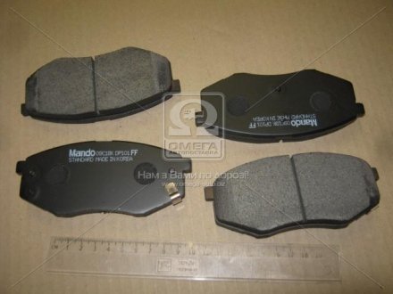 КОЛОДКИ ДИСКОВОГО ТОРМОЗА = SANGSIN SP1374 MANDO MPH44 (фото 1)