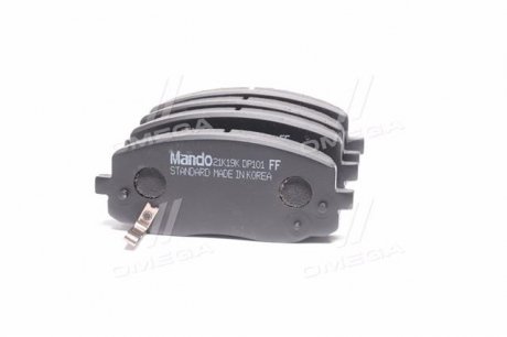 КОЛОДКИ ДИСКОВОГО ТОРМОЗА = SANGSIN SP1172 MANDO MPK25 (фото 1)