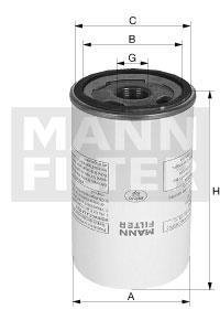 Фильтр масляный Kompressoren MANN LB1374/2 (фото 1)