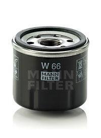 Фильтр масляный двигателя (пр-во) MANN W66 (фото 1)