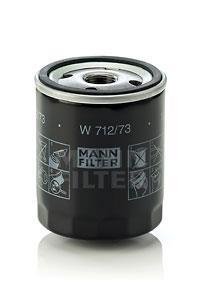 Фільтр масляний двигуна (вир-во) MANN W712/73 (фото 1)