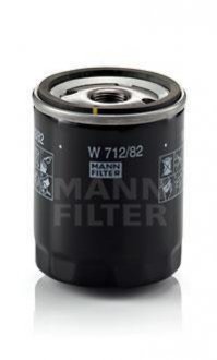 Фільтр масляний двигуна (вир-во) MANN W712/82 (фото 1)
