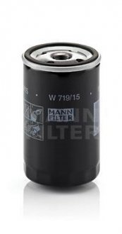 Фильтр масляный двигателя (пр-во) MANN W719/15 (фото 1)