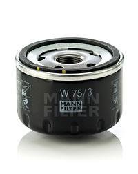 Фильтр масляный двигателя (пр-во) MANN W75/3 (фото 1)