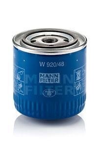 Фильтр масляный двигателя NISSAN PATHFINDER, NAVARA 2.5 dCi 05- (пр-во) MANN W920/48 (фото 1)