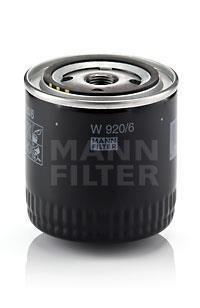 Фильтр масляный двигателя CHRYSLER VOYAGER 2.5-3.8 88-08 (пр-во) MANN W920/6 (фото 1)