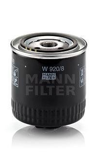 Фільтр масляний VW Caddy II 1.9 D 96-00/Polo 1.7-1.9SDI 94-01 MANN W920/8 (фото 1)