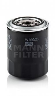 Фильтр масляный двигателя (пр-во) MANN W930/26 (фото 1)