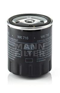 Фильтр топливный (пр-во) MANN WK716 (фото 1)