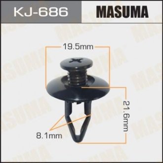 Клипса (кратно 10) MASUMA KJ686 (фото 1)