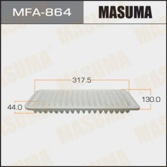 Фильтр воздушный MITSUBISHI CARISMA (DA_) 1.9 DI-D (00-06) MASUMA MFA864 (фото 1)