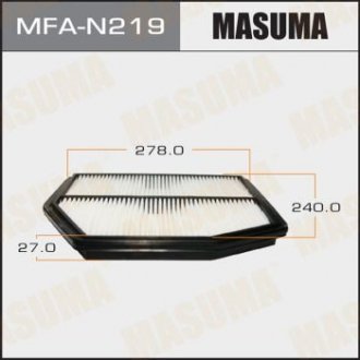 Фильтр воздушный Nissan Murano, Pathfinder/ Infinity QX60 (engine QR25DE) (14-) MASUMA MFAN219 (фото 1)