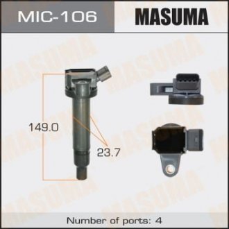 Катушка зажигания Toyota Land Cruiser, Sequoia, Tundra 4.7 (-12) MASUMA MIC106 (фото 1)