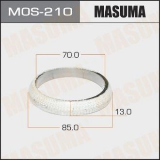 Кільце глушителя графитовое Nissan (70x85x13 MASUMA MOS210 (фото 1)
