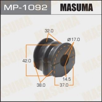 Втулка стабілізатора заднього (Кратно 2) Nissan Qashqai (07-), X-Trail (07-) (MP-1092) MASUMA MP1092 (фото 1)