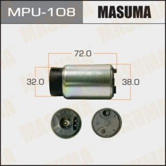 Бензонасос электрический (без сеточки) Toyota MASUMA MPU108 (фото 1)