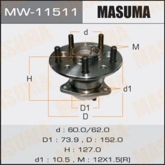 Ступица колеса MASUMA MW11511 (фото 1)