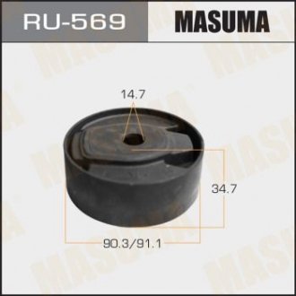 Сайлентблок заднього редуктора Toyota RAV 4 (05-) (RU-569) MASUMA RU569 (фото 1)