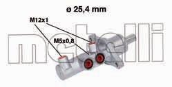 Главный тормозной цилиндр Metelli 05-0543 (фото 1)