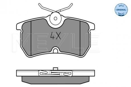 Колодки гальмівні (задние) Ford Focus 98-04/Fiesta 05- MEYLE 025 233 5314 (фото 1)