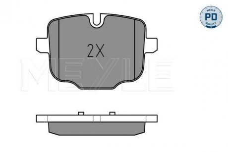 Колодки гальмівні (задние) BMW 5 (F10/F11)/6 (F12/F13)/ 7 (G11/G12)/ X5 (G05)/ X6 (G06)/ X7 (G07)10- MEYLE 025 247 0318/PD (фото 1)