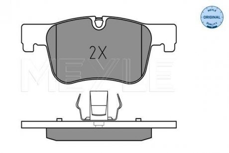 Колодки гальмівні (передні) BMW 1 (F20)/3 (F30)/4 (F32) 10- MEYLE 025 255 0618 (фото 1)