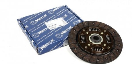 Диск сцепления VW GOLF I-III, JETTA I-II, POLO, 74-99, 1,1-1,3-1,4 (Пр-во) MEYLE 117 190 1001 (фото 1)