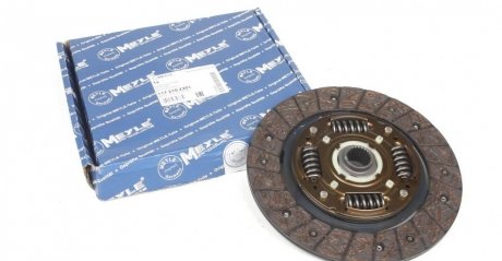 Диск сцепления VW PASSAT 1,6 96-00 AUDI 80-100-A4-A6 1,6-1,8-1,9TD 86-97 (Пр-во) MEYLE 117 210 2301 (фото 1)