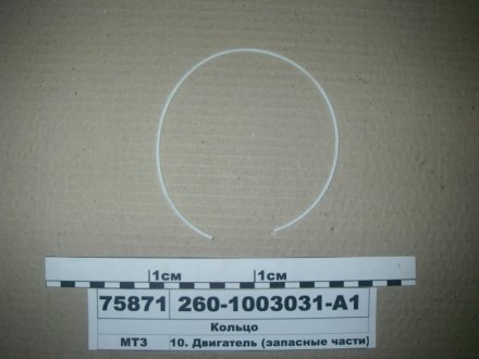 Кольцо фторопластовое прокладки ГБЦ Д 260 (пр-во ММЗ) ММЗ 260-1003031-А1 (фото 1)