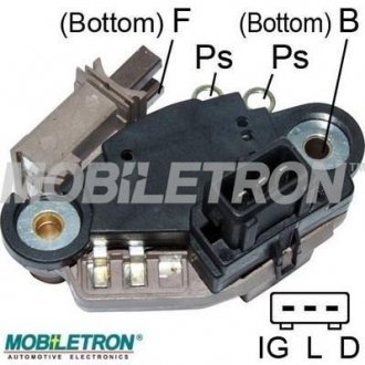 Регулятор напруги генератора MOBILETRON VRPR3617H (фото 1)