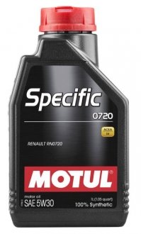 Олива 5W30 Specific 0720 (1л) MOTUL 102208 (фото 1)