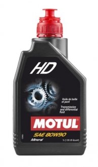 Олива трансмісійна 80W90 HD (1L) (100102/105781) MOTUL 317501 (фото 1)